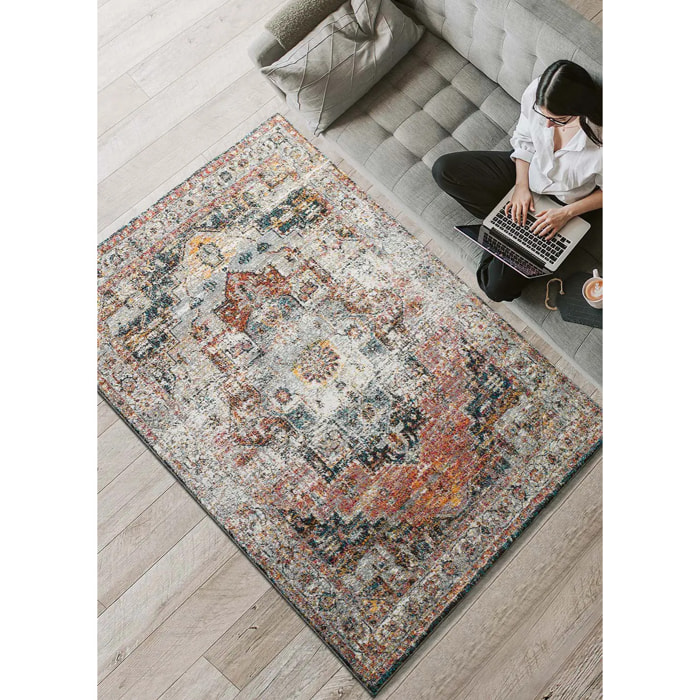 SHIRAZ Alfombra vintage en color beige, varias medidas disponibles