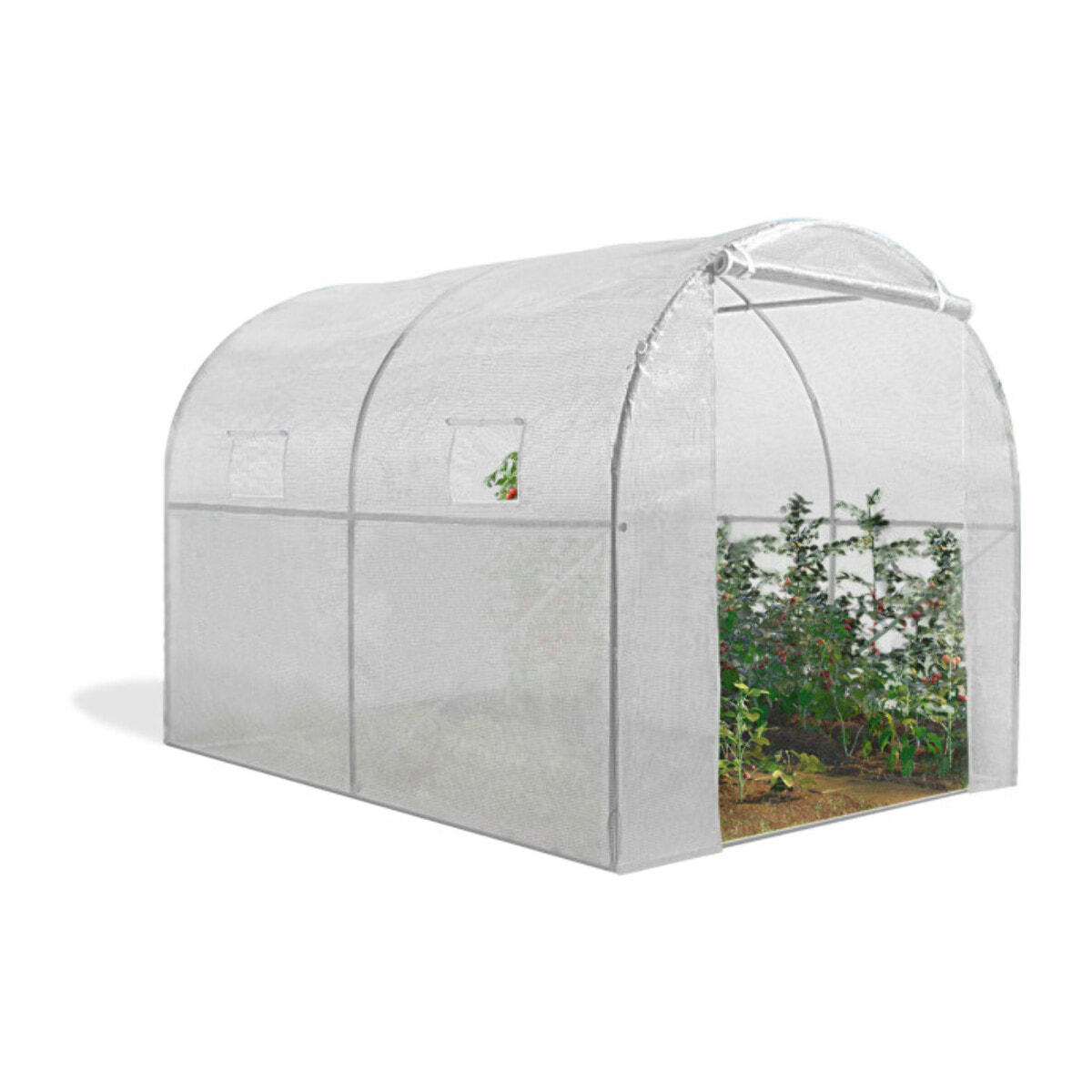 Serre 6m² blanche - gamme toutes saisons