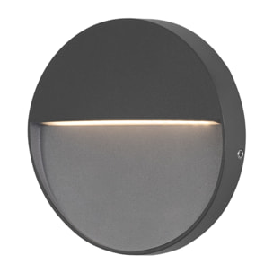 Forlight Nod Round - Foco LED Exterior IP65 de Superficie para Pared. Lámpara de Pared para Señalizar Caminos | Escaleras y Rod