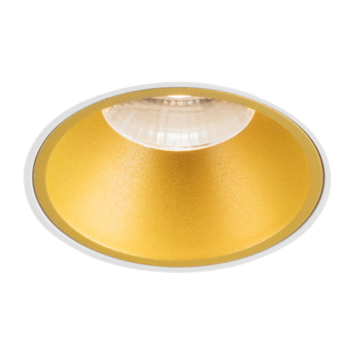 LEDS·C4 Downlight Play Cuadrado Ajustable 14.3W Blanco Cálido 2700K CRI 92 33.8º Iluminación LED Interior de Diseño