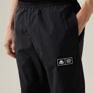 Kappa - Pantalones Hombre Negro - Authentic Nylan