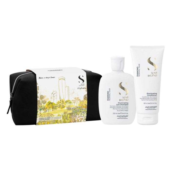 ALFAPARF MILANO Semi Di Lino Set Holiday Illuminating Shampoo 250 + Conditioner 200ml