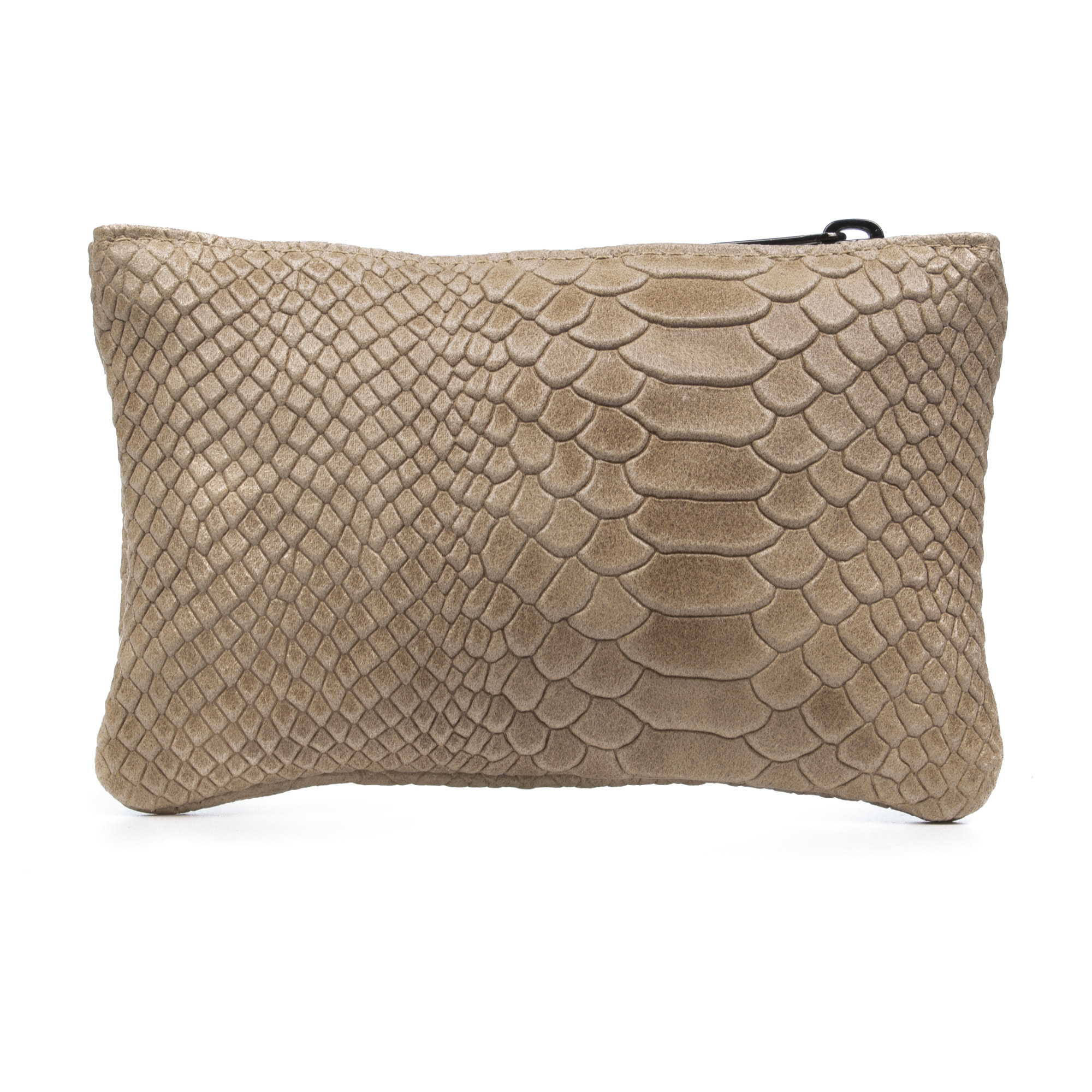 Seconda Borsa Donna Donna.Pelle autentica Camoscio Inciso Serpente