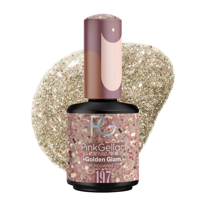 Vernis semi-permanent - 197 Golden Glam - 15 ml