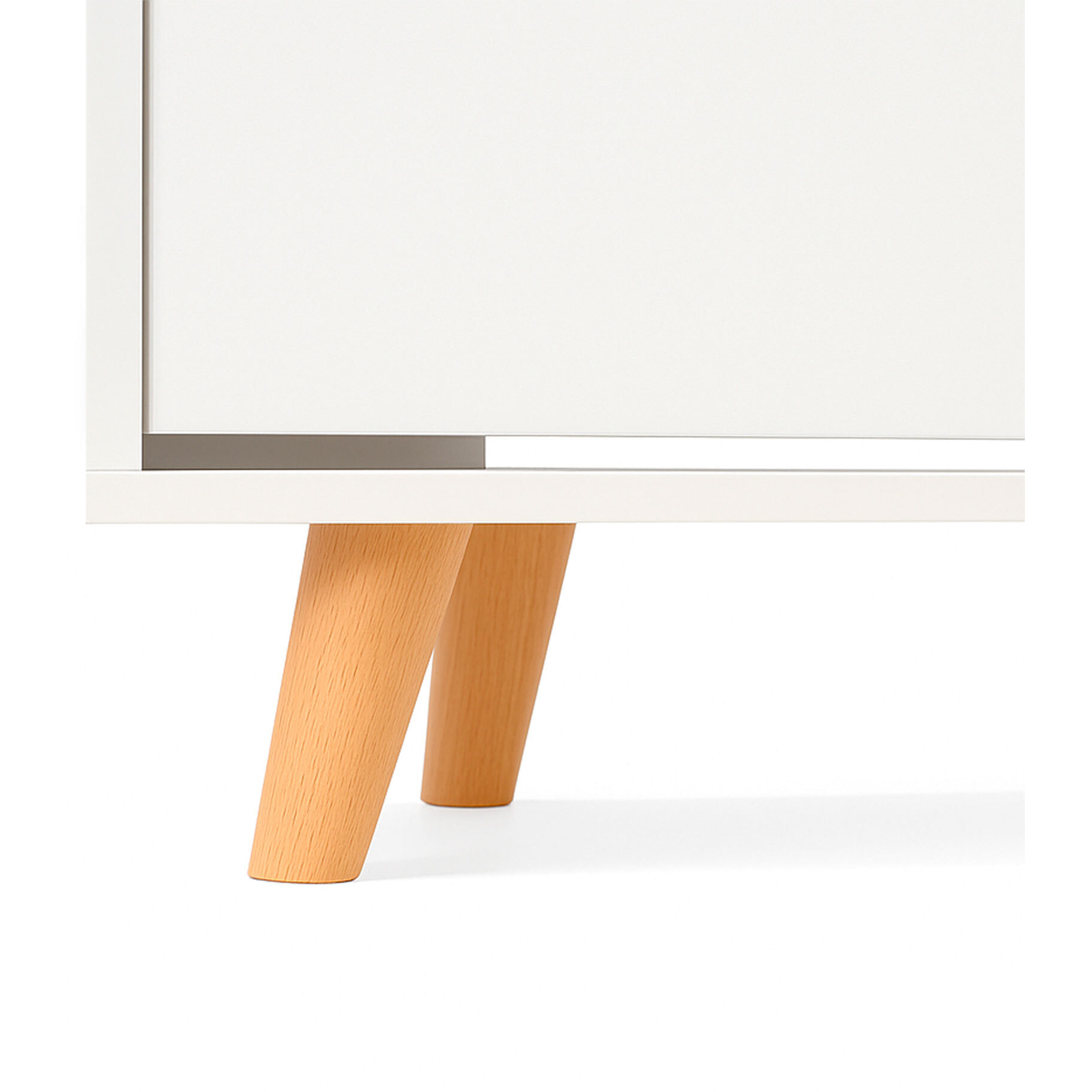 Emma - Scarpiera Salvaspazio 2 Ante 55x82x25 cm 12 Paia in Legno Bianco