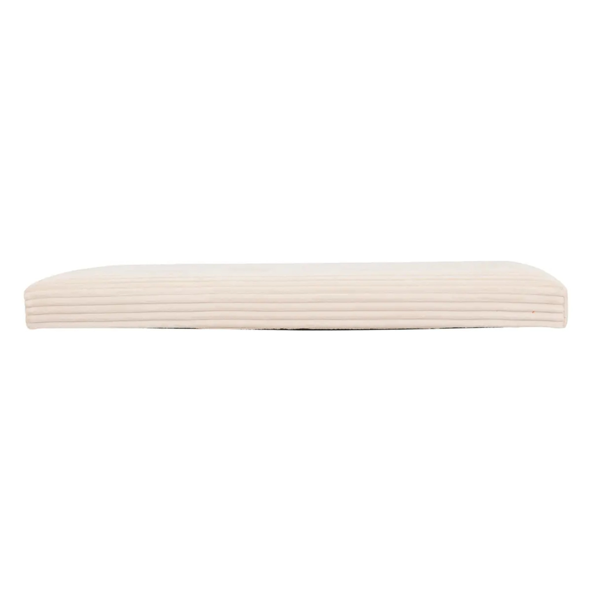 Pouf pliant Arum ivoire 76x38cm