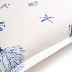 Funda de cuadrante algodón percal marinero Crea color azul 100% Algodón percal