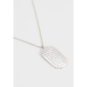 Collana U.S. Polo Assn. In metallo placcato rodio