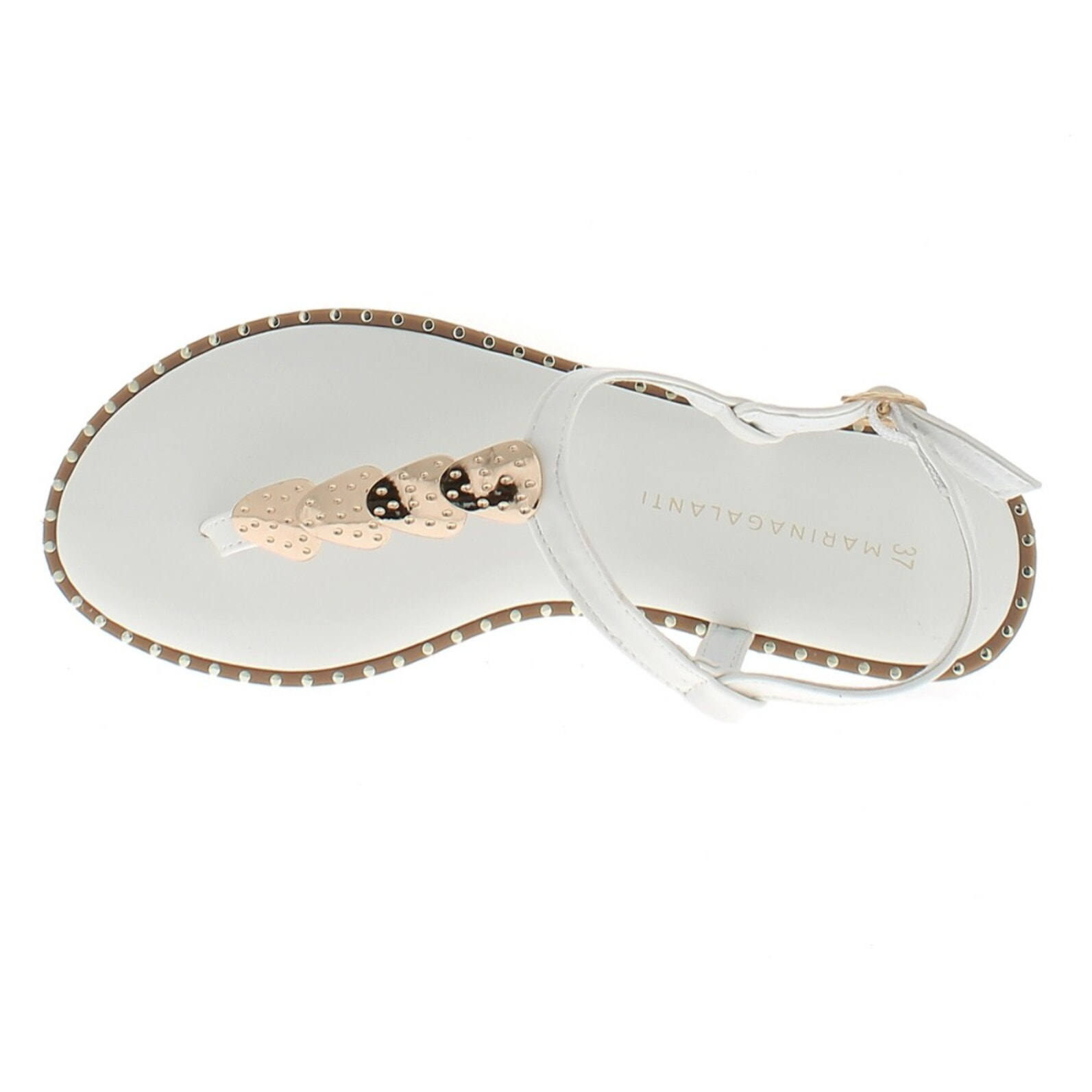 Marina Galanti Scarpe Donna Sandals Seashells Decoration MG 1P176 White