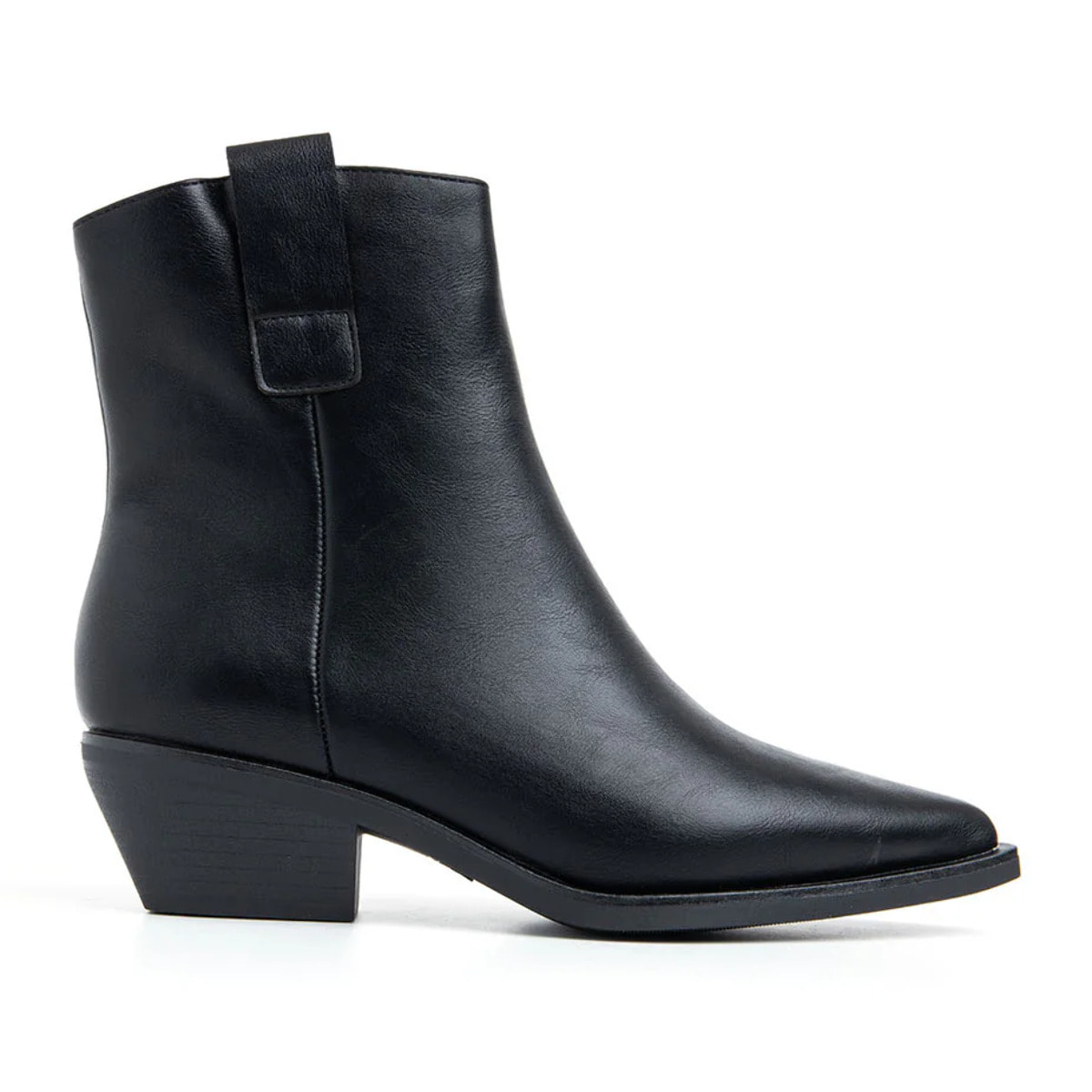 Texano basso liscio - NERO