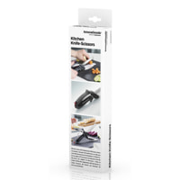 Coltello-forbici con mini tagliere integrato - 7,5 x 25 x 3 cm