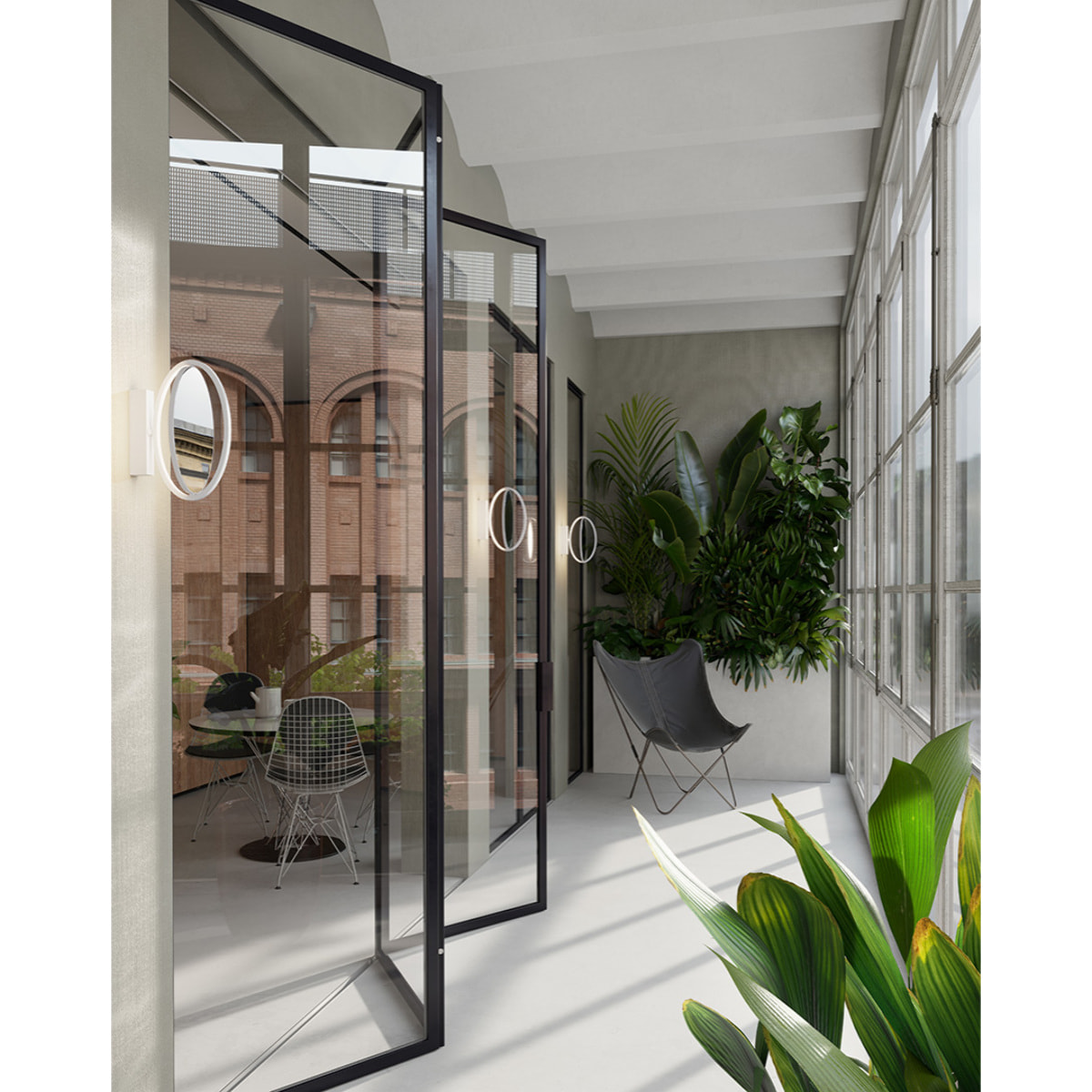 Ledsc4 LedsC4 Aplique LED Ely Surface 12.8W Luz Cálida 3000K, Diseño Ultrafino 2.8cm, 668lm, Interior, Estilo Moderno, Fácil Instalación, Acabado Blanco