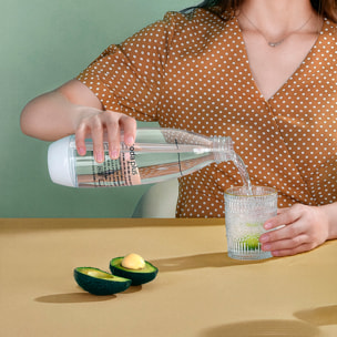 Máquina portátil de 1000 ml para hacer agua con gas y bebidas carbonatadas.