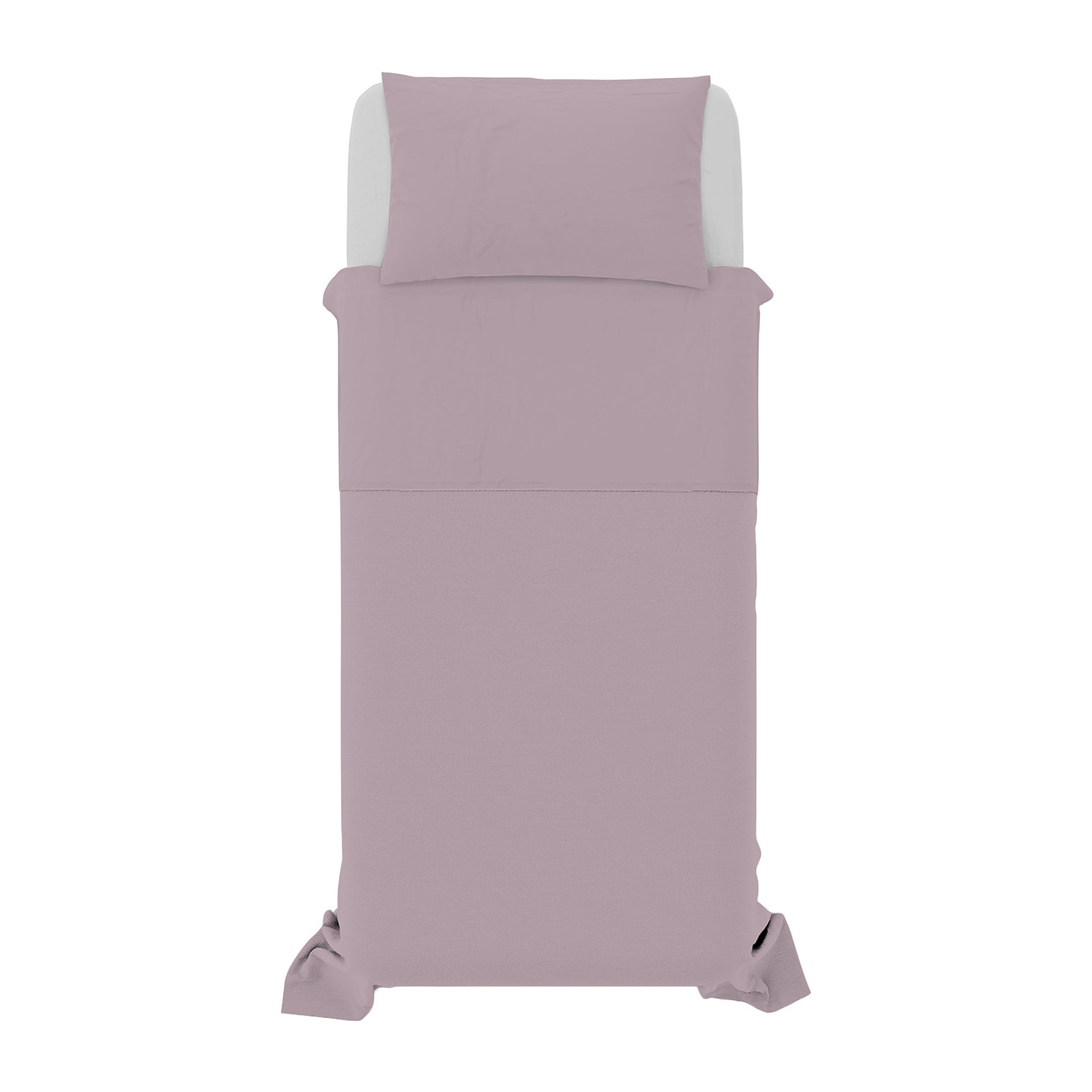 COMPLETO LETTO NATURAL COLOR, 100% COTONE - SINGOLO