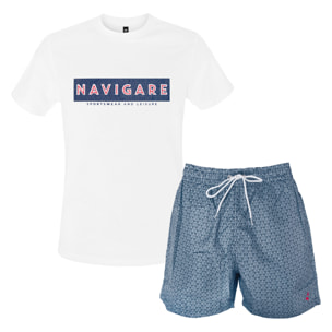 Set Completo T-Shirt / Costume Uomo NAVIGARE - Vari Modelli