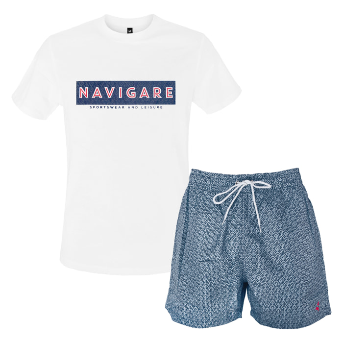 Set Completo T-Shirt / Costume Uomo NAVIGARE - Vari Modelli