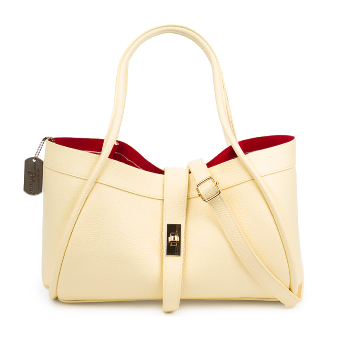 Beinette Bolso Tote Mujer. Piel auténtica Dollaro.