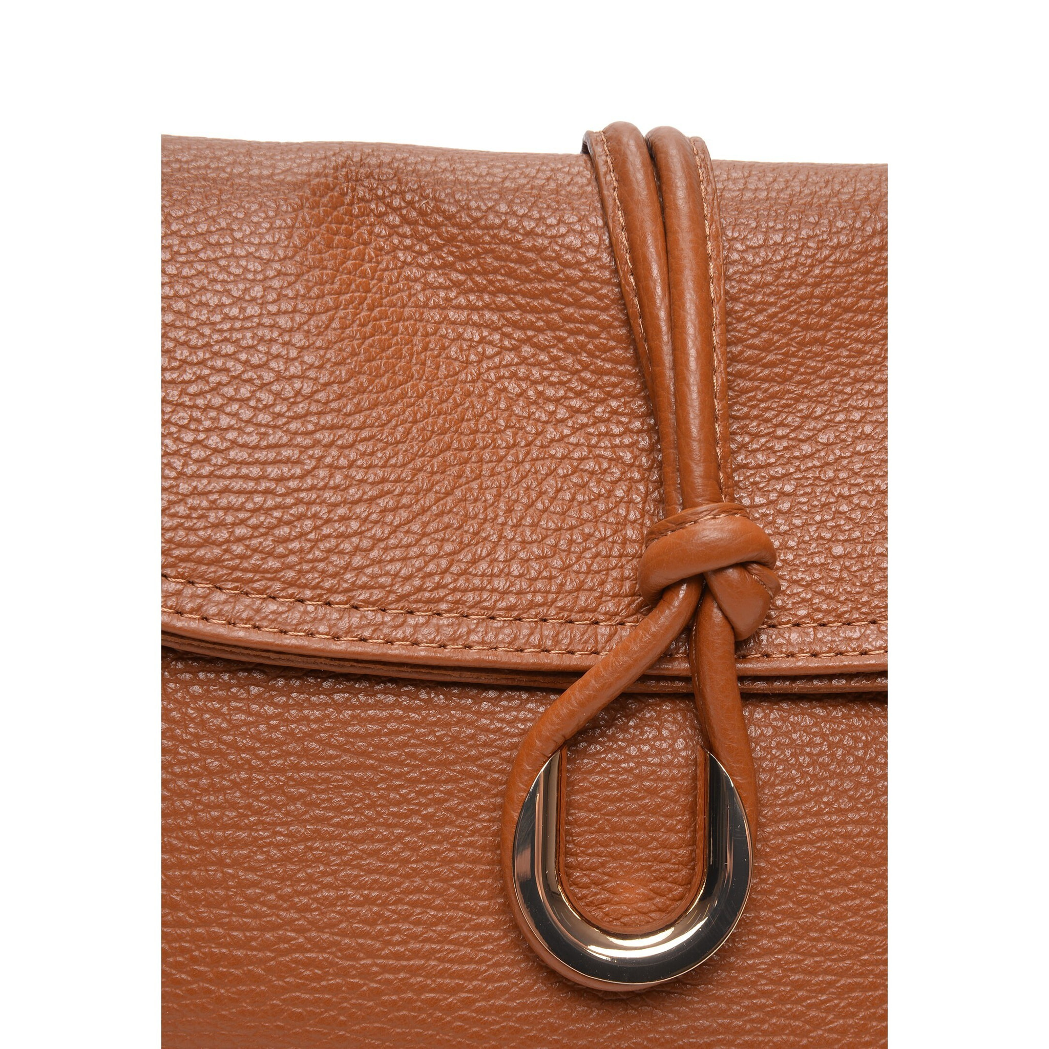 Borsa a mano Anna Luchini Cammello