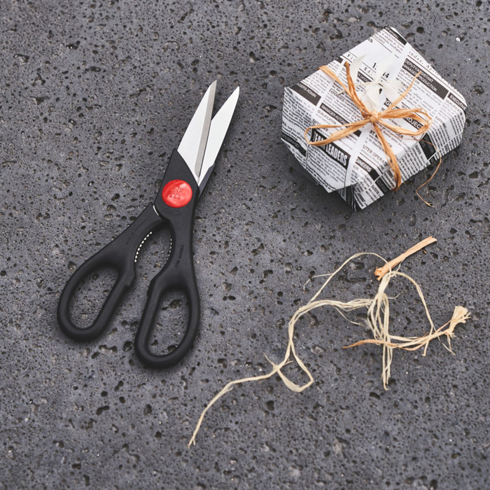 20 cm, Ciseaux multi-usages, Noir mat