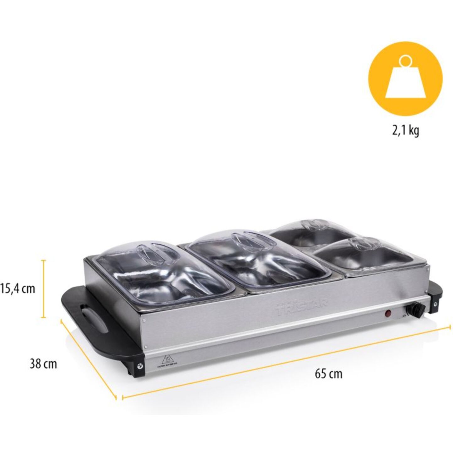 Chauffe Plats TRISTAR Chauffe plat BP-6285