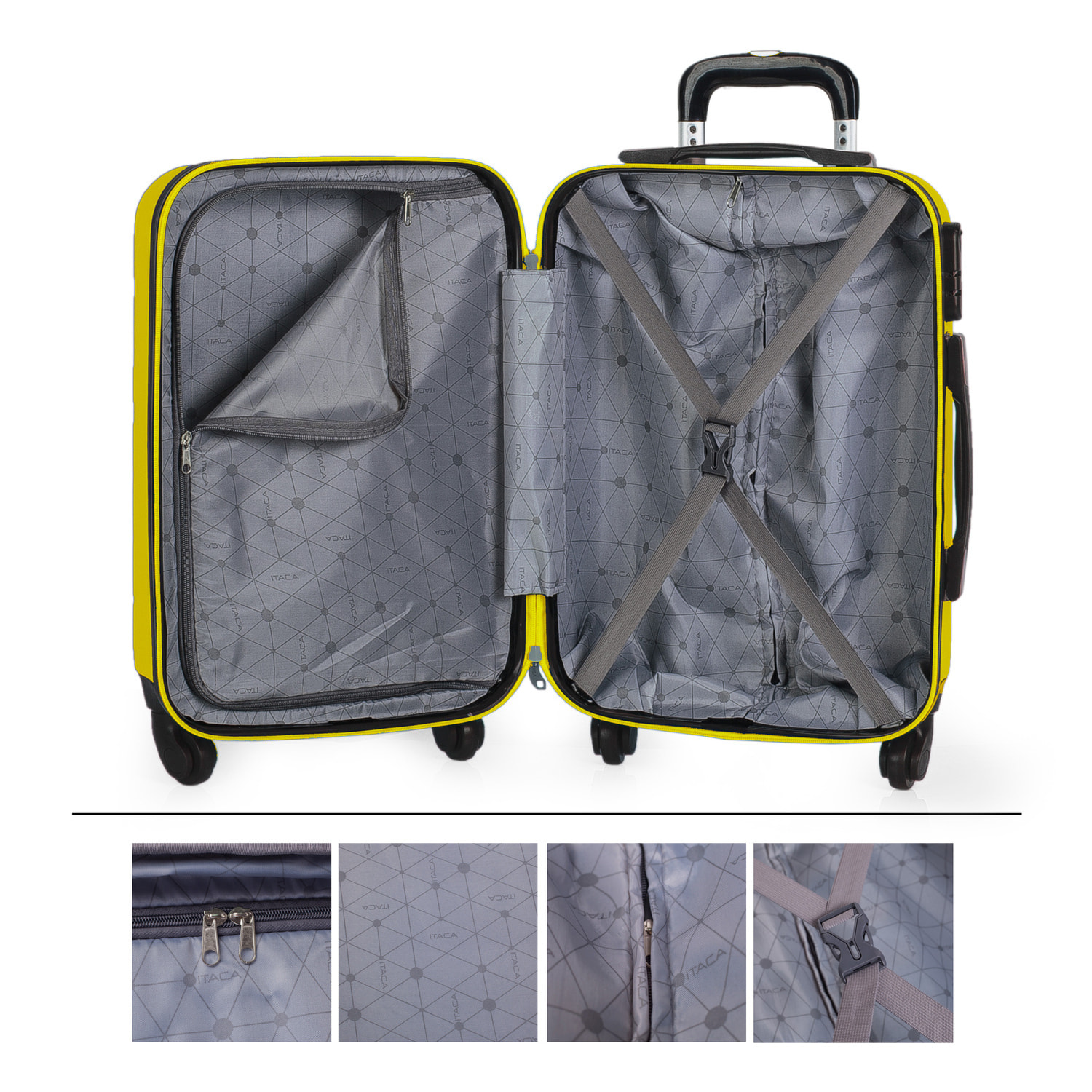 Maleta Itaca Simoa Amarillo