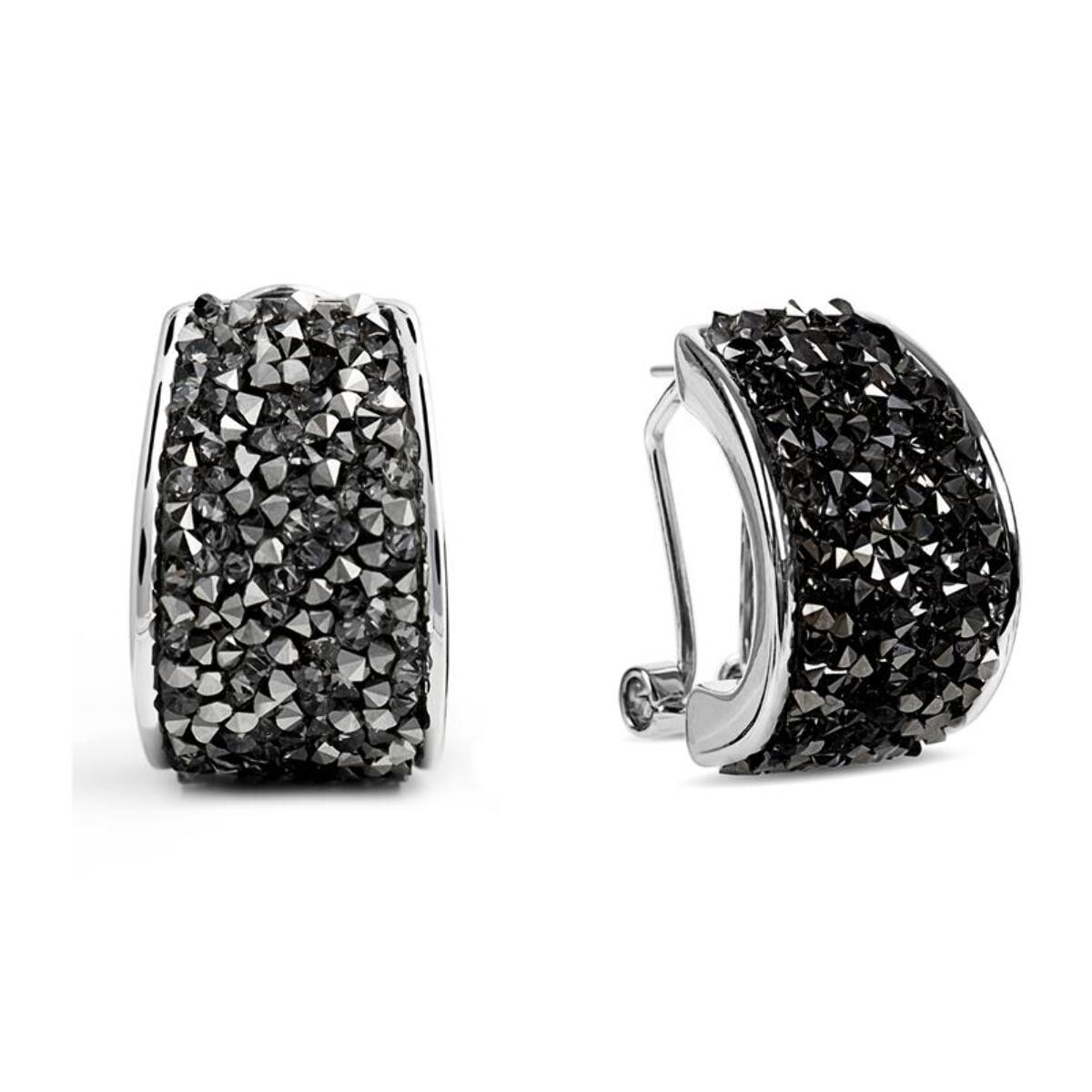 Pendientes Lux by Lux acabados en Rodio