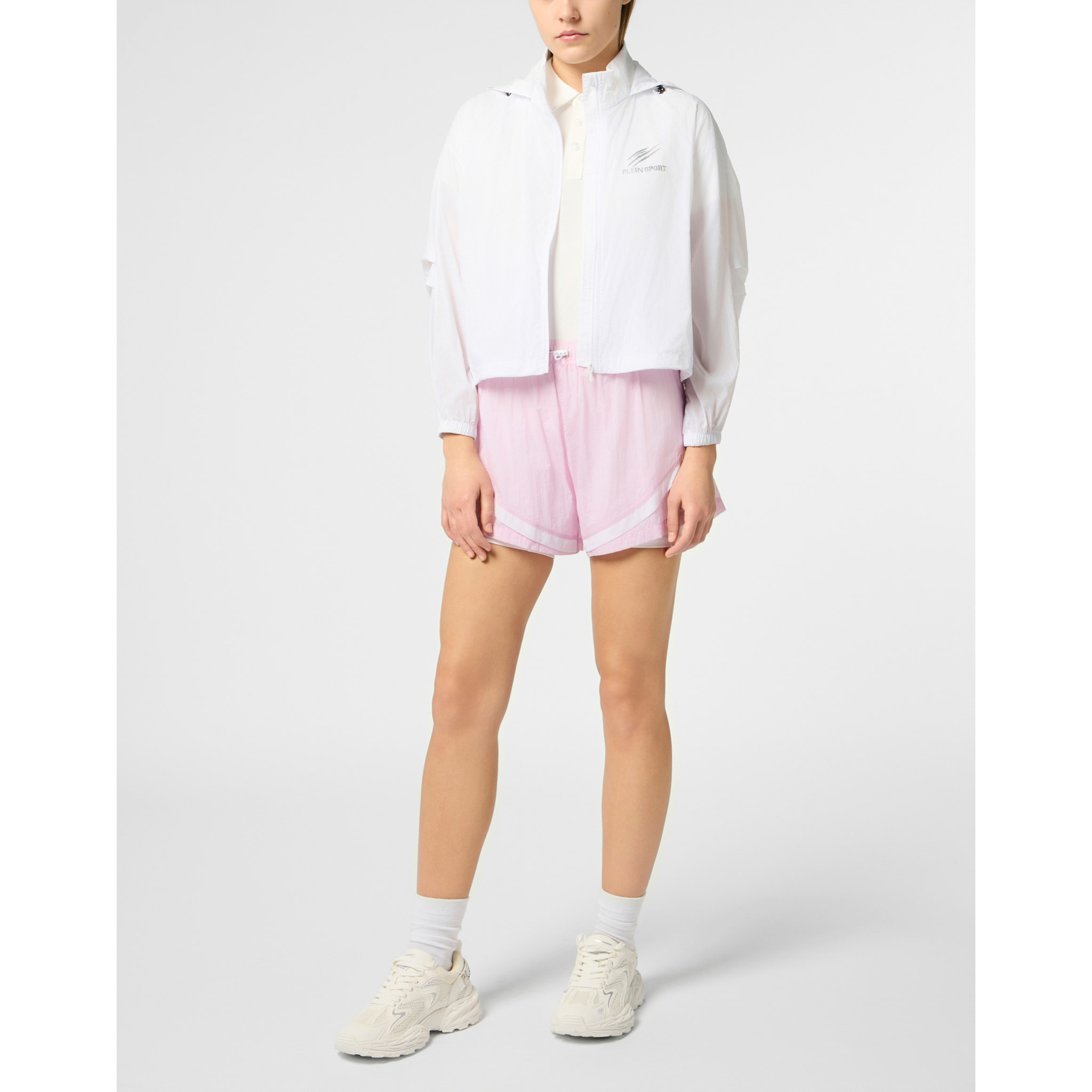 PLEIN SPORT Windbreaker Jacket Scratch