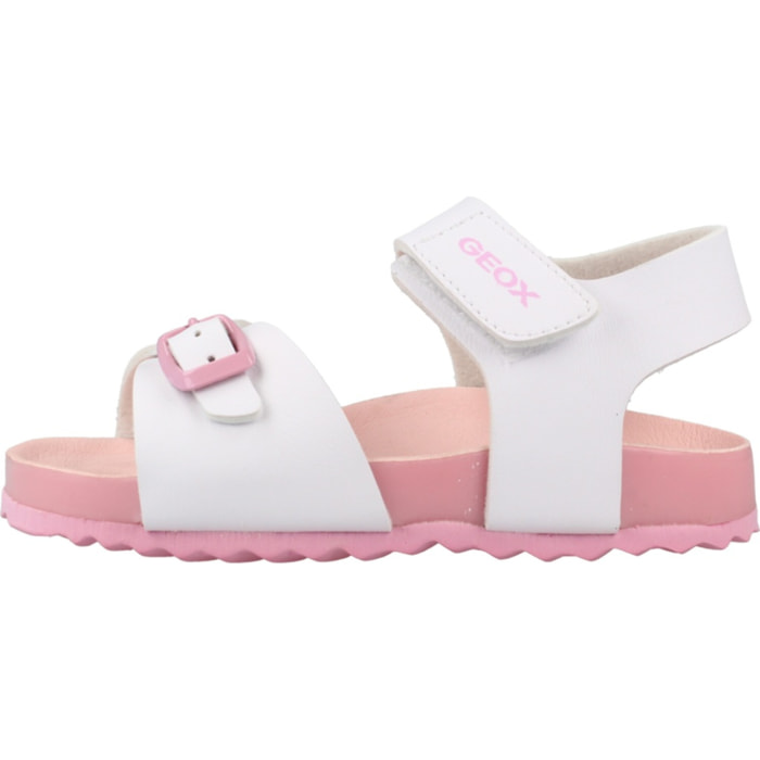 Sandalias Niña de la marca GEOX  modelo B SANDAL CHALKI BLANCO