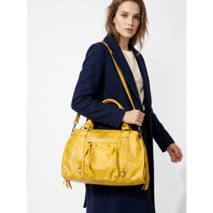 Borsa a spalla da donna - Modello Clara - Vera pelle - 41.0 x 28.0 x 13.0 cm