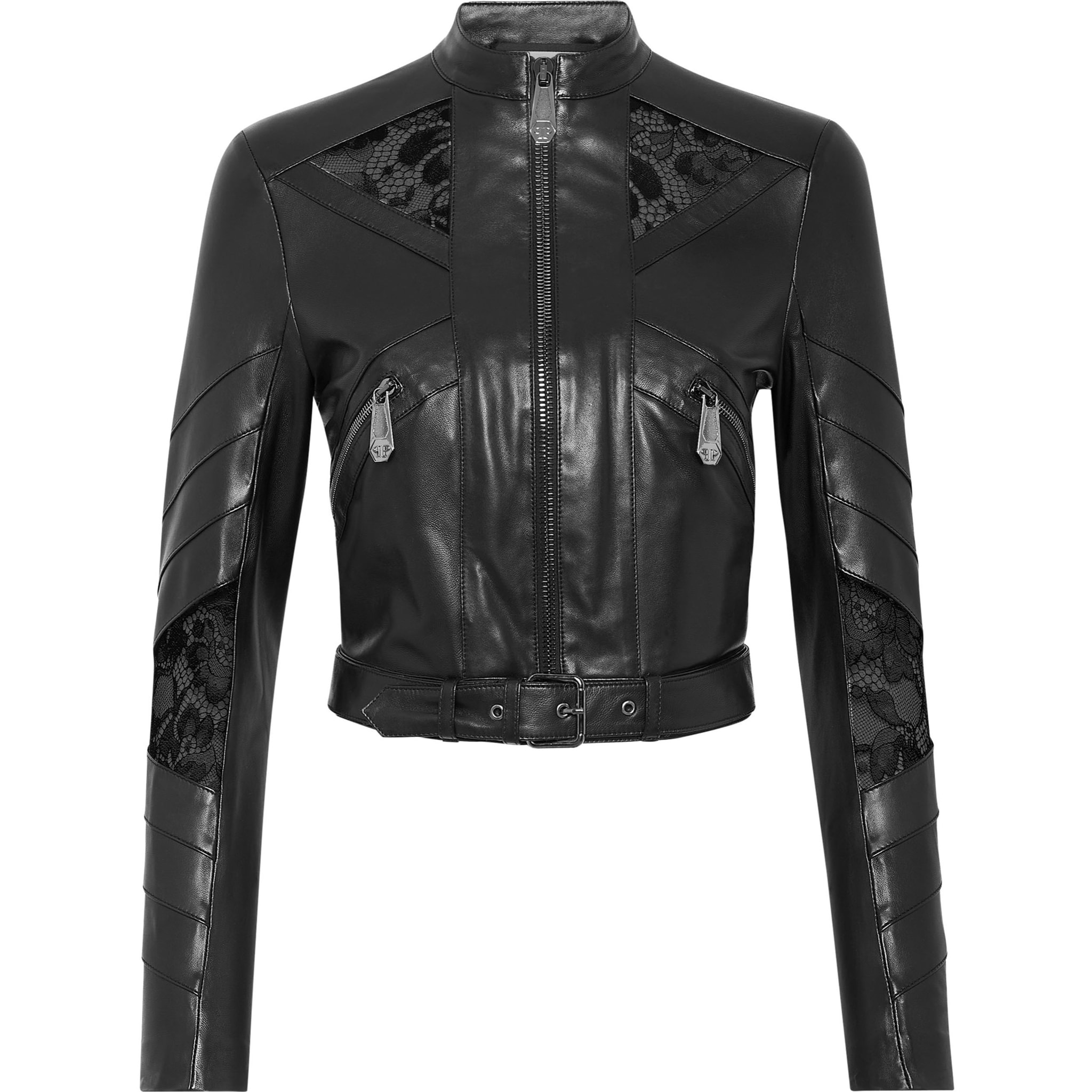 PHILIPP PLEIN Biker de cuero