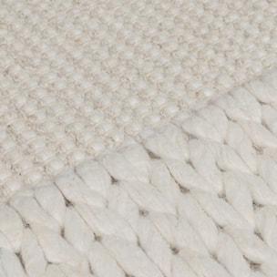 Tapis en mélange de laine RUE PLAIT