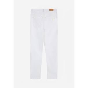 Pantaloni donna in navetta con vita regular e fit skinny