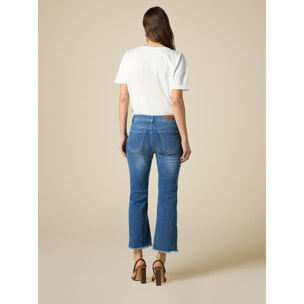 Oltre - Jeans little flare - Blu