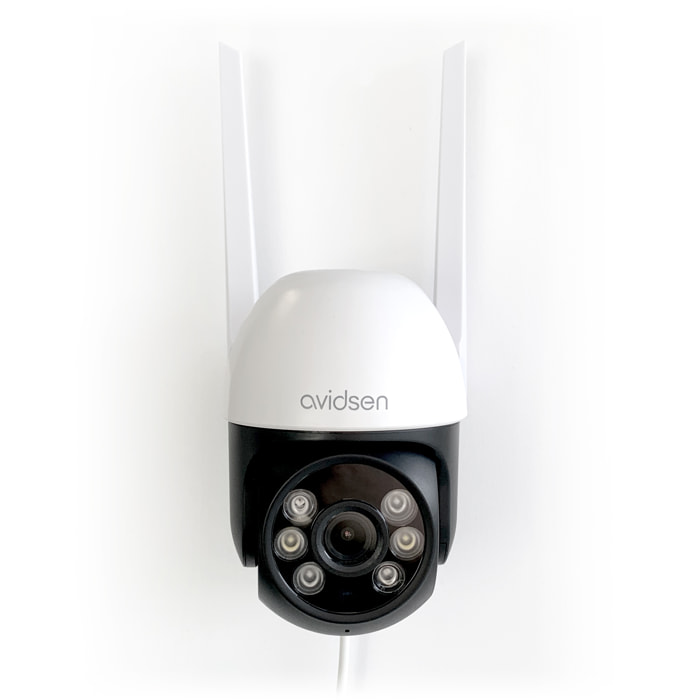 Caméra de sécurité HomeCam 2K PTZ extérieure motorisée connectée Avidsen Home  - Avidsen - 127154 -
