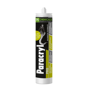 Mastic acrylique Paracryl PRO DL CHEMICALS - 300 ml - Blanc - 100595