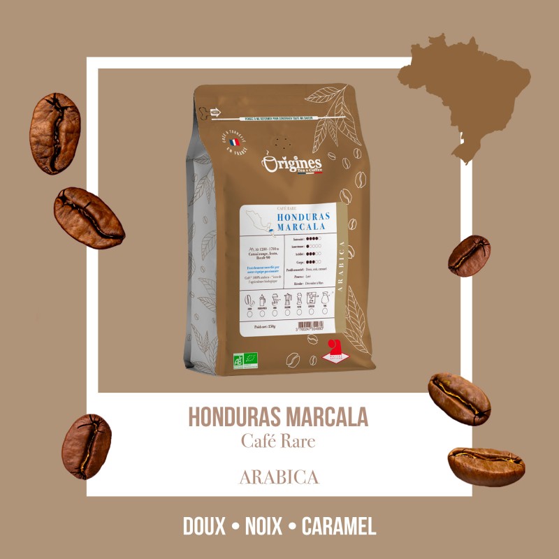 Marcala - Café rare Bio du Honduras - Cona 250g