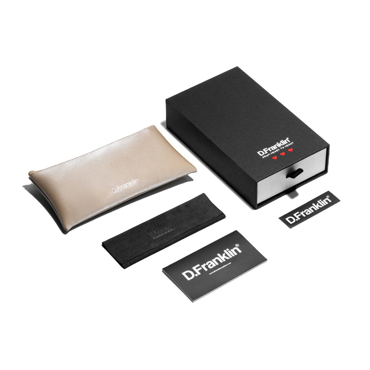 Gafas De Sol D. Franklin Love Heart Trans