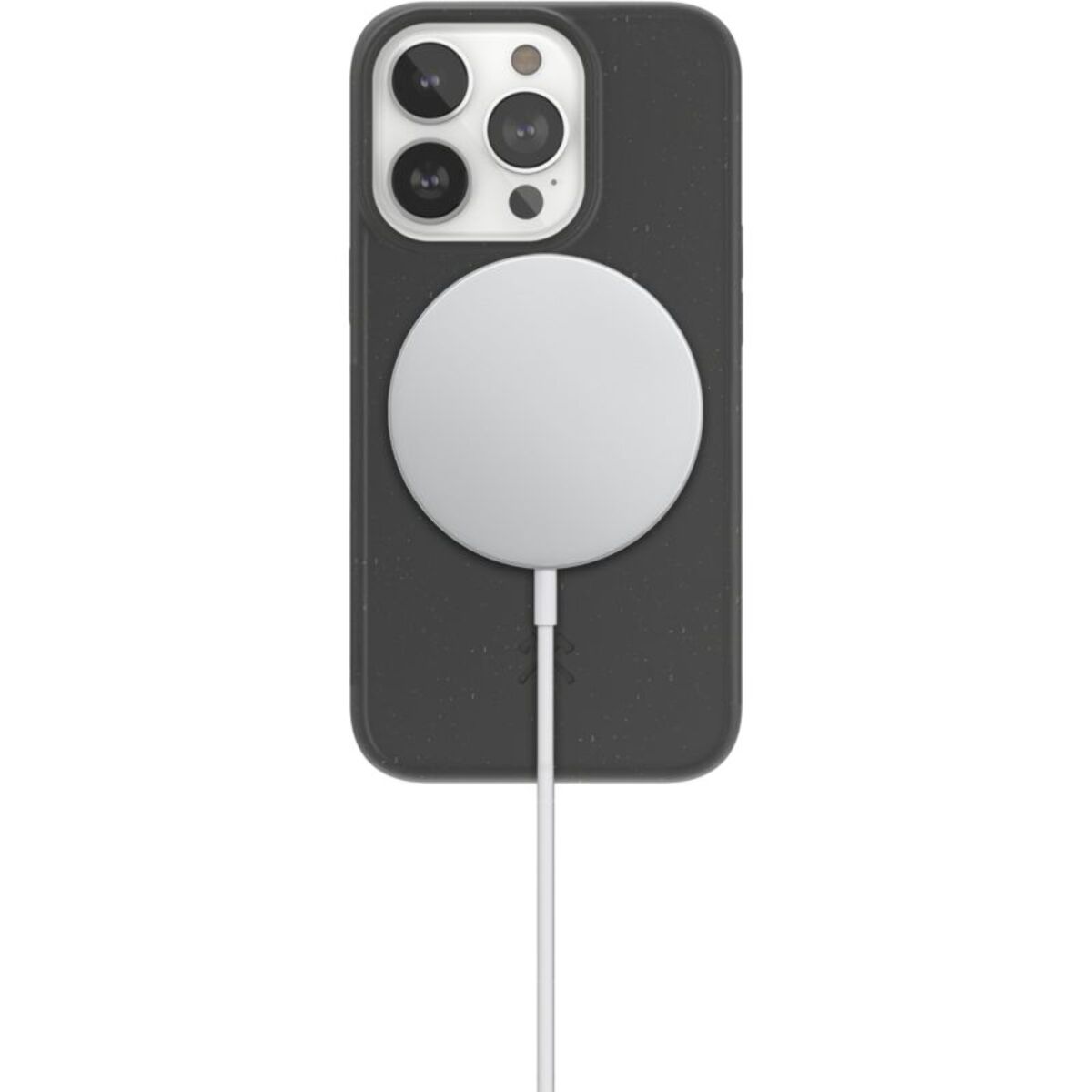 Coque bumper WOODCESSORIES iPhone 14 Pro BioCase noir