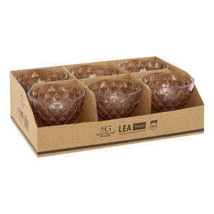 Coupe Lea rose moyen D11xp10,2cm