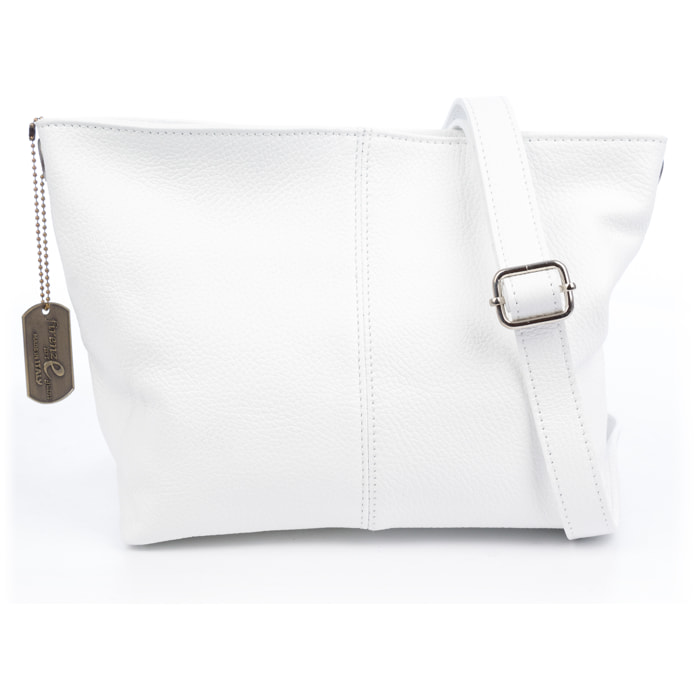Battifollo Borsa a spalla Donna. Pelle autentica Dollaro.