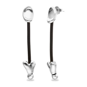 Pendiente PÁLPITO PLATEADO U