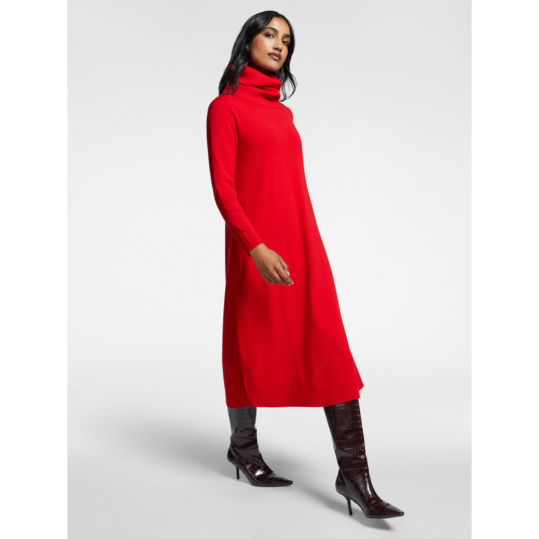 Elena Mirò - Abito in maglia - Rosso