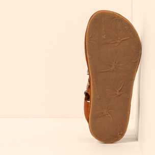 Sandalias N5685 NOBUCK LAVADO CUERO/SATYA color Cuero