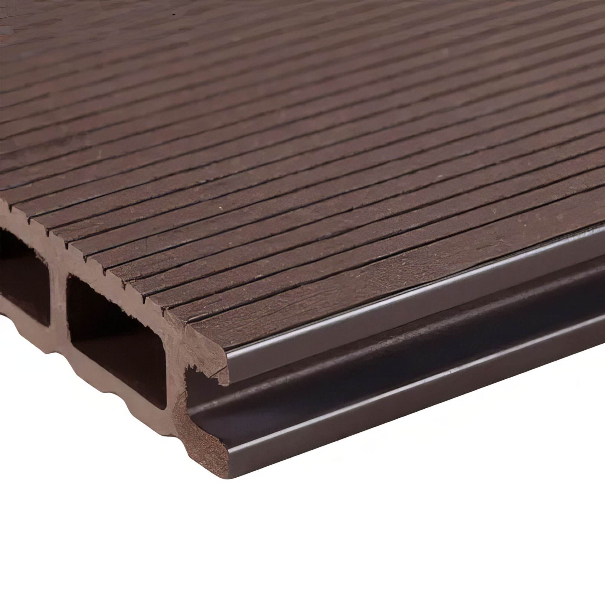 Kaido - Set di 5 Doghe Pavimento da Esterno 150x75 cm per Giardino Patio Terrazza in WPC Teak