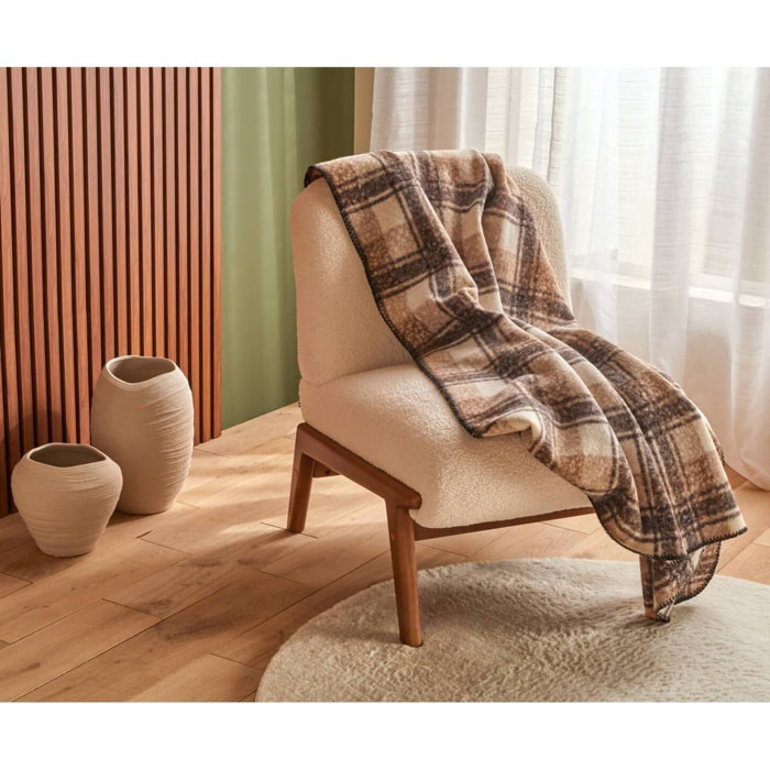 Plaid Automne 130x170cm beige