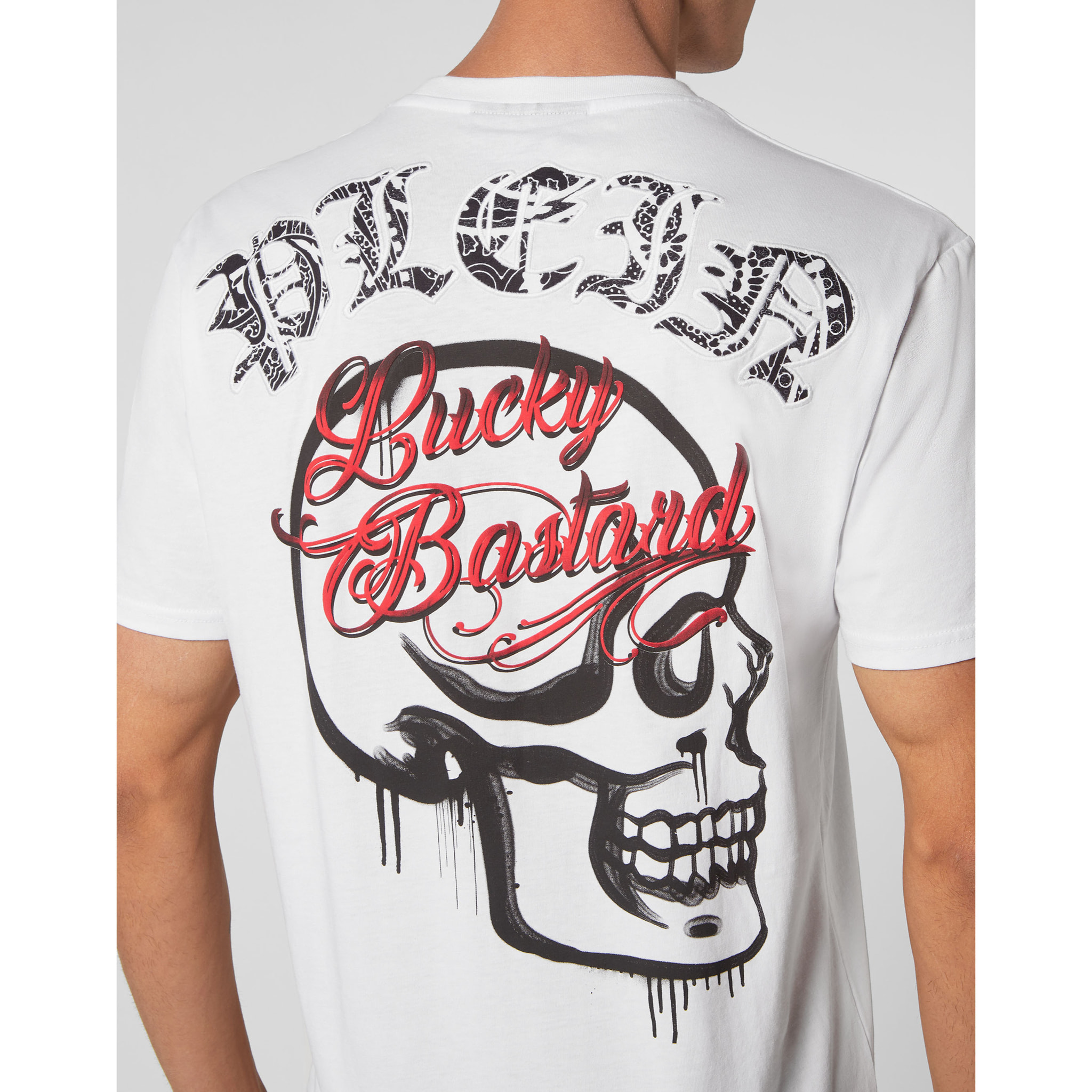 PHILIPP PLEIN T-Shirt Round Neck GOTHIC PLEIN