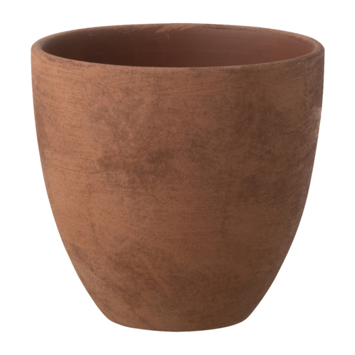 J-Line Cache-pot Rond - céramique - roulle - medium