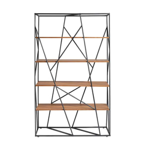 Estantería – Nogal y negro