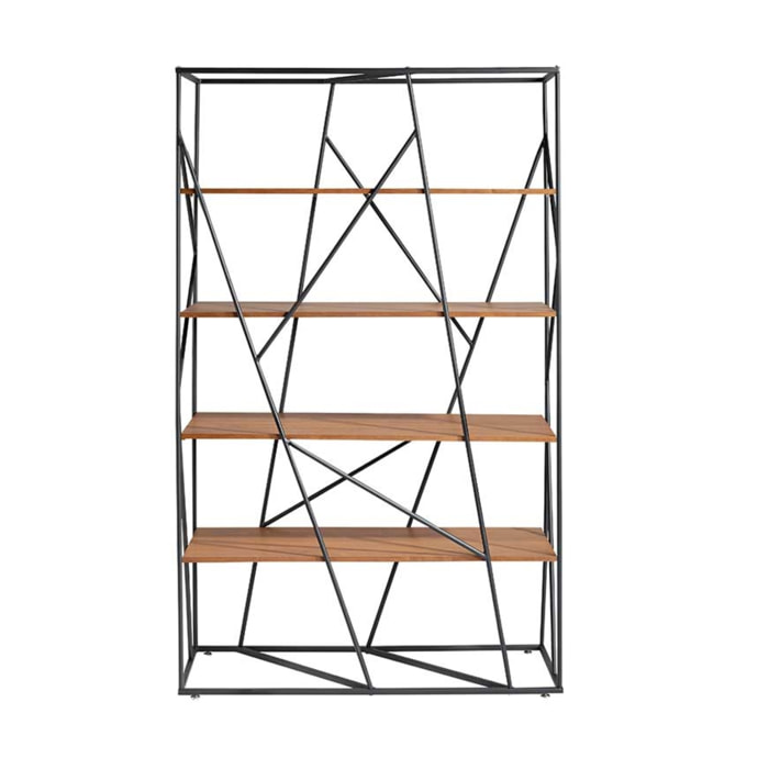 Estantería – Nogal y negro