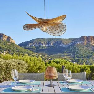 Abat jour naturel seul SOLARA H32cm